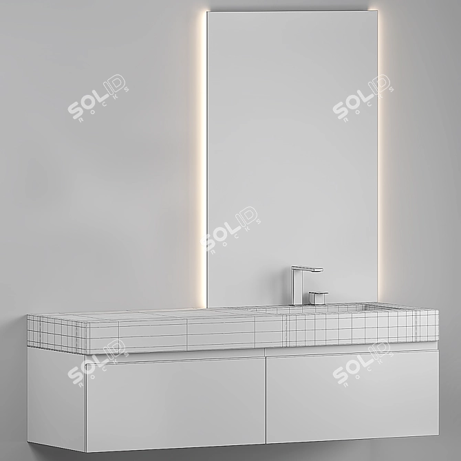 Birex Sidero 4-D Compact Vanity 3D model image 4