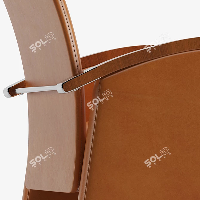 Tresserra Arts Lounge Chair: Timeless Comfort 3D model image 4