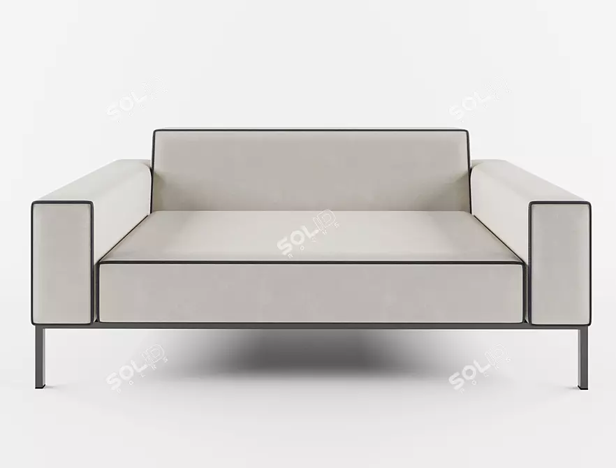Cosmorelax 3-Seater Sofa 3D model image 1