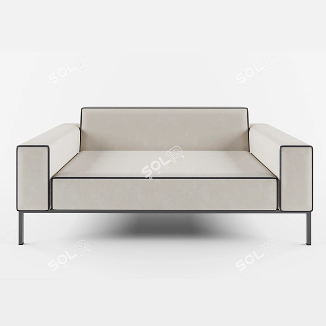 Cosmorelax 3-Seater Sofa 3D model image 4