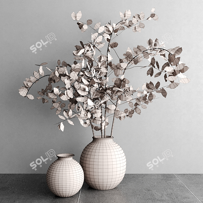 Elegant Floral Bouquet 3D model image 3