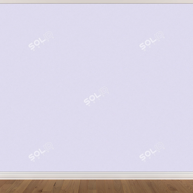 Title: Seamless Wallpaper Set - 3 Colors 3D model image 2