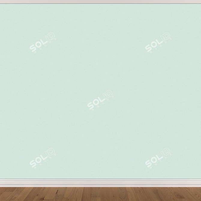 Title: Seamless Wallpaper Set - 3 Colors 3D model image 3