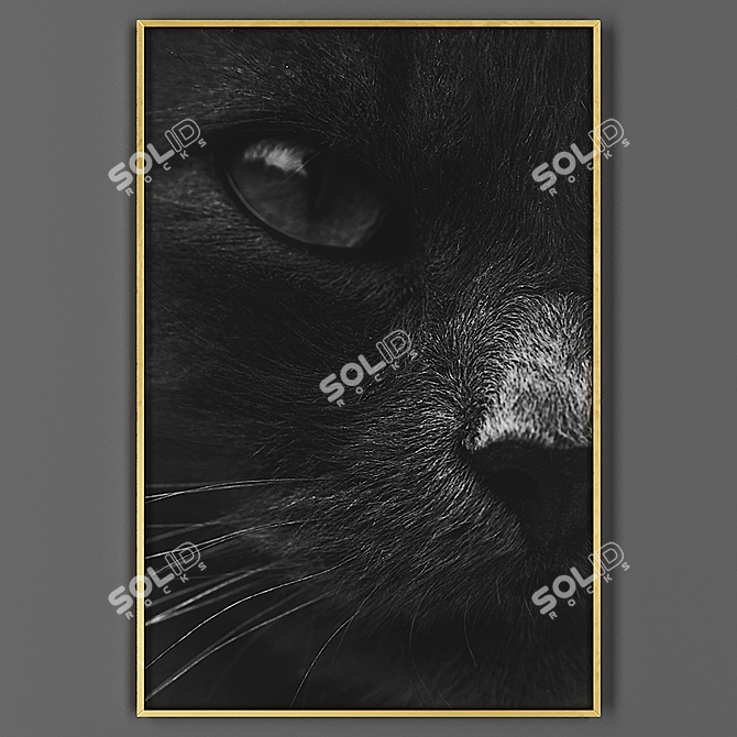 Elegant Frame for Your Art 3D model image 1