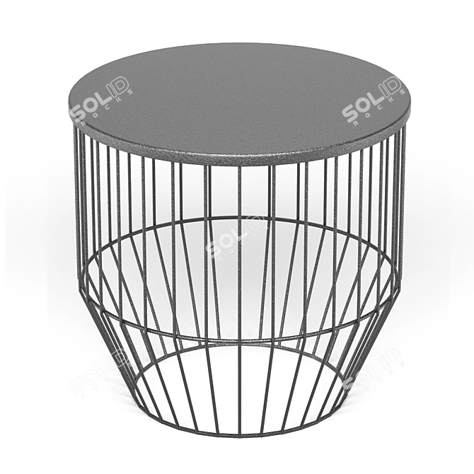 BoConcept WIRE - Versatile Coffee and Side Table (40cm Diameter, 39cm Height) 3D model image 3