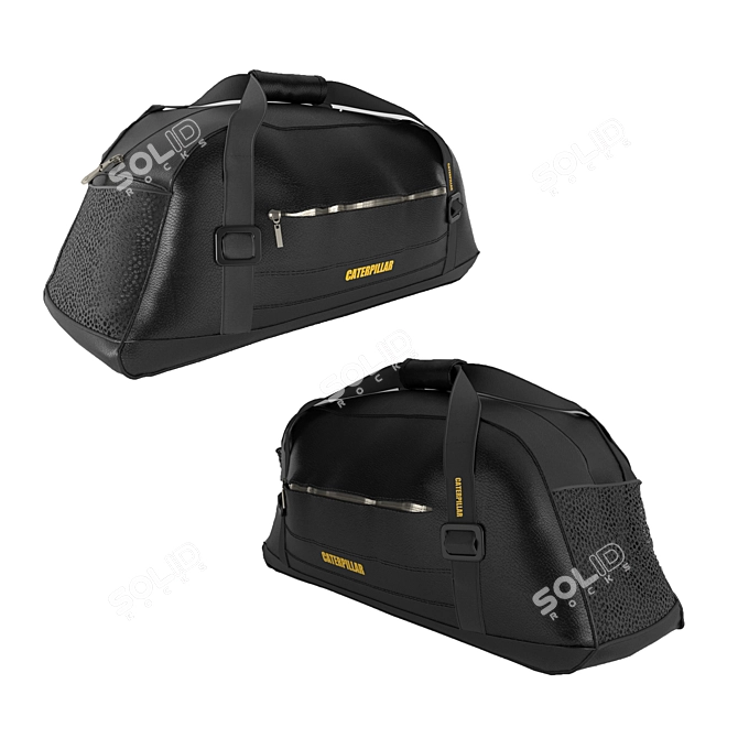 Versatile Sports Bag with Polygon Geometry 3D model image 2