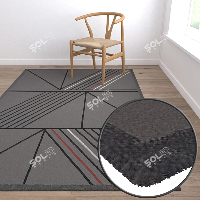 Title: Luxury Carpet Set 1200

Description: This set includes 3 high-quality carpets suitable for close-ups and wide shots. Each 3D model image 5