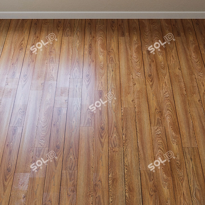 French Oak Laminate Flooring 3D model image 2
