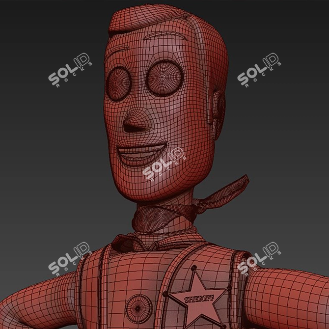 Authentic Woody Toy Story Replica 3D model image 4