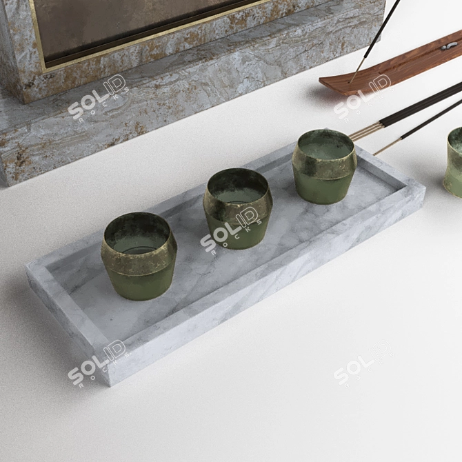 Sakura Harmony Decor Set 3D model image 4