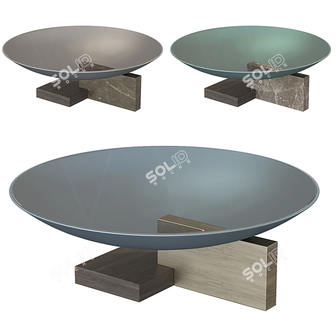 Roche Bobois Vestale Coffee Table 3D model image 1