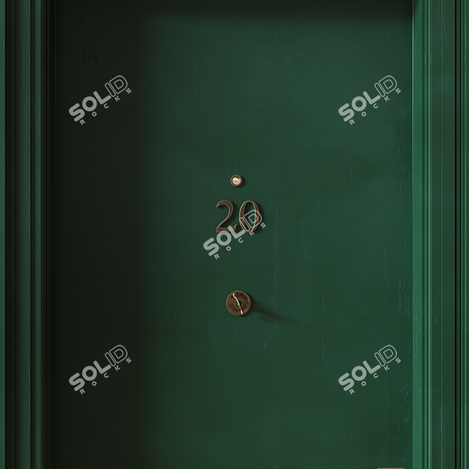 "Friends' Door" - Iconic Entry! 3D model image 4