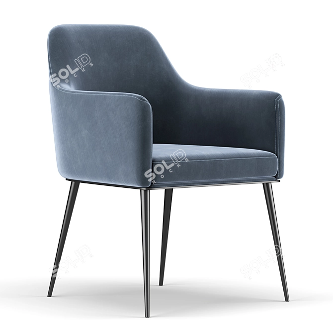 Elegant Eetstoel Chair - Modern Comfort 3D model image 1