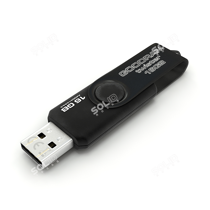 3D Model Flash Drive 3D model image 2