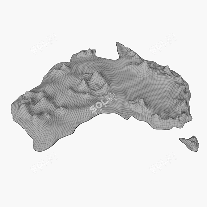 Australia 3D Model Kit | High-Res Visualization 3D model image 8