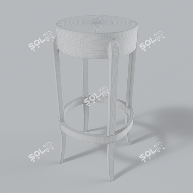 Sleek Glass Chair: Elegant and Modern 3D model image 3