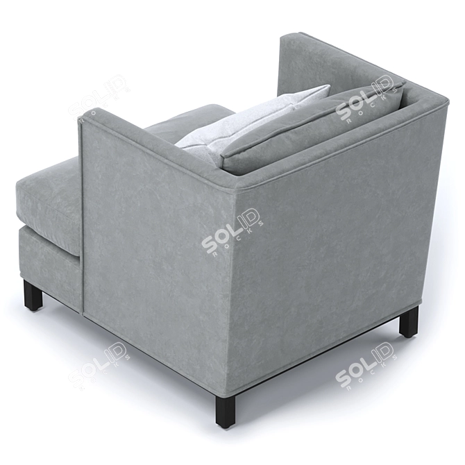 Elegant Cordice Armchair: Stylish, Comfortable & Timeless 3D model image 2