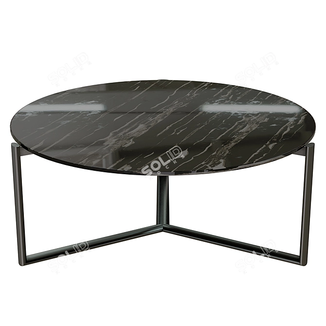 Garda Decor Round Coffee Table 3D model image 7