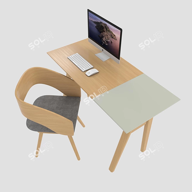 Modern Office Furniture Collection 3D model image 9