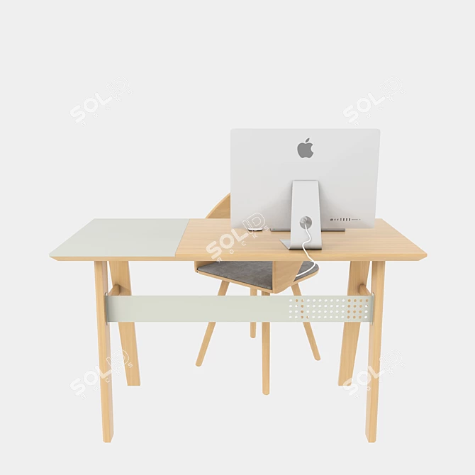 Modern Office Furniture Collection 3D model image 11