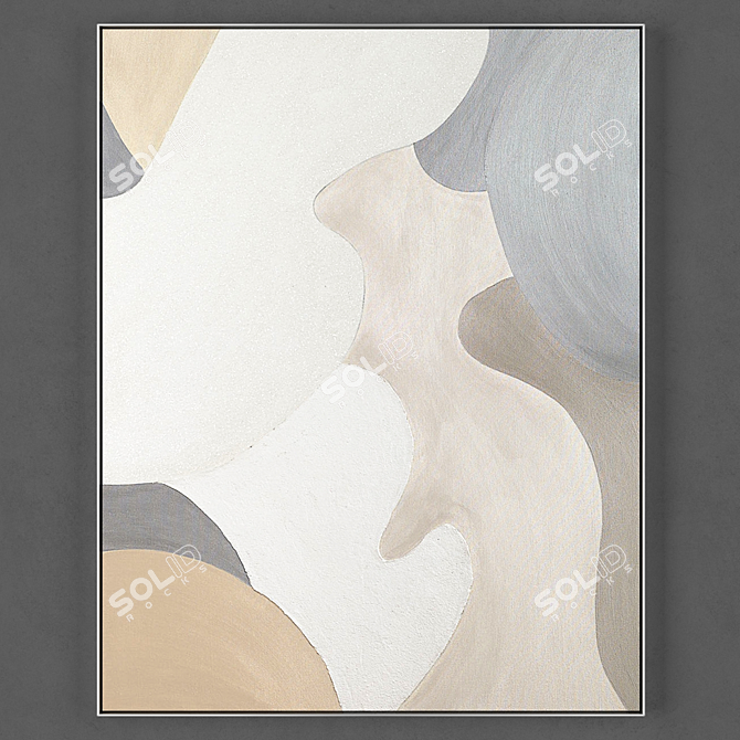 Elegant Frame Collection: 1,200*950mm, 2,000*2,000px 3D model image 1