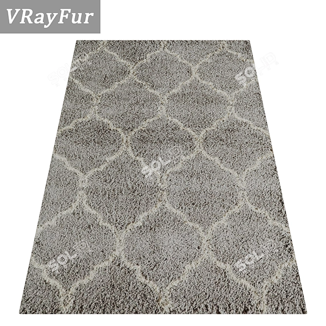 Luxury Set of High-Quality Carpets 3D model image 2