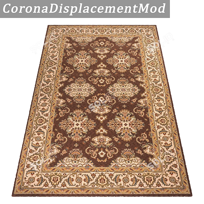 Luxury Carpet Set: High-Quality Textures 3D model image 4