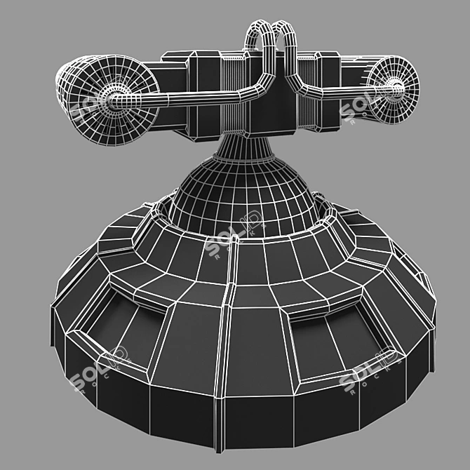 Gatling Turret: Ultimate Firepower 3D model image 10