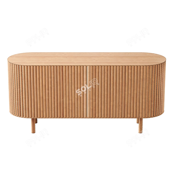 Sleek RIMA Credenza: Exquisite Design 3D model image 2