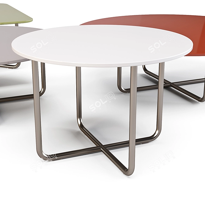 Minotti Sunray Meg Coffee Tables 3D model image 3