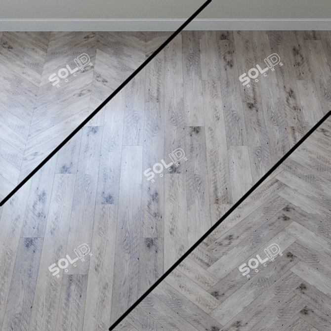 - French Fir Vinyl Laminate 3D model image 1