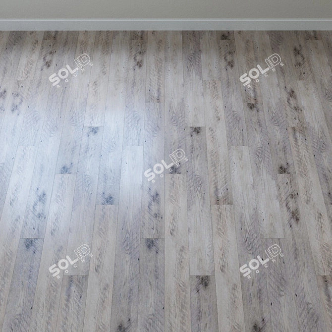 - French Fir Vinyl Laminate 3D model image 2