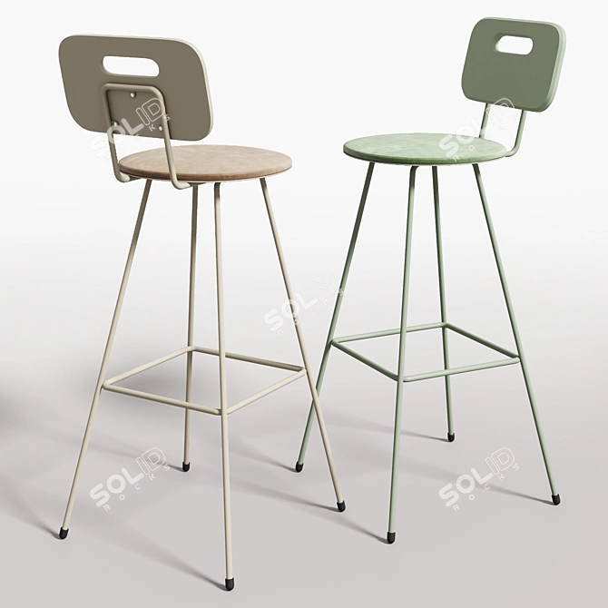 Delo Design Norm Bar Stool 3D model image 4