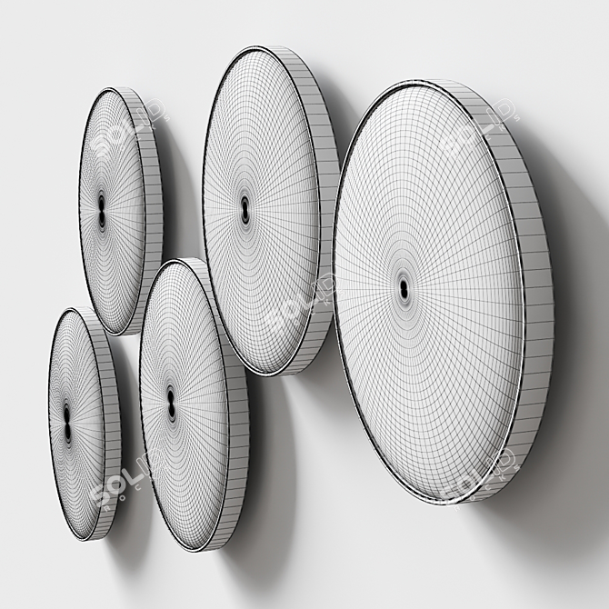 RIBAG PUNTO Mounted Wall Light - Sleek Swiss Design 3D model image 4