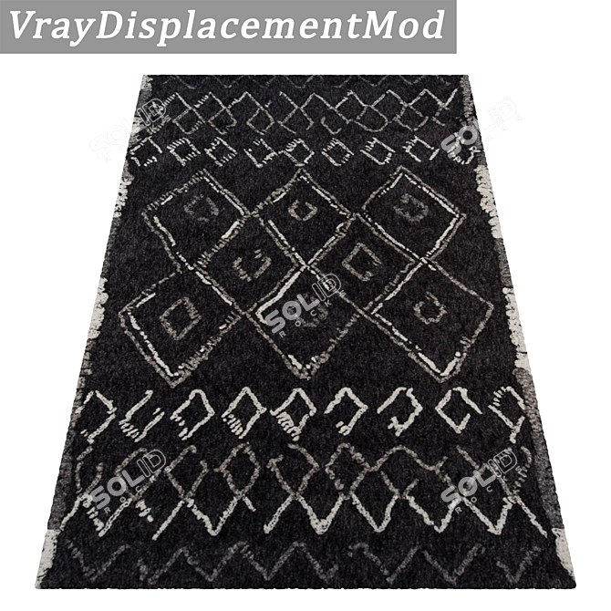 Luxury Texture Carpets Set 3D model image 3