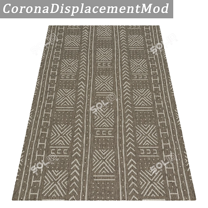 Luxury Texture Carpets Set 3D model image 4