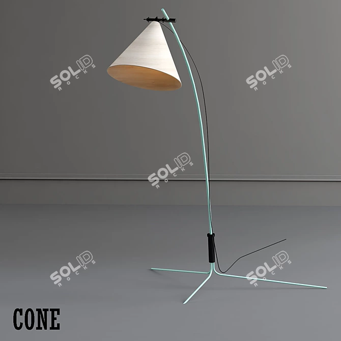 Sleek Millimeter Cone Design 3D model image 2