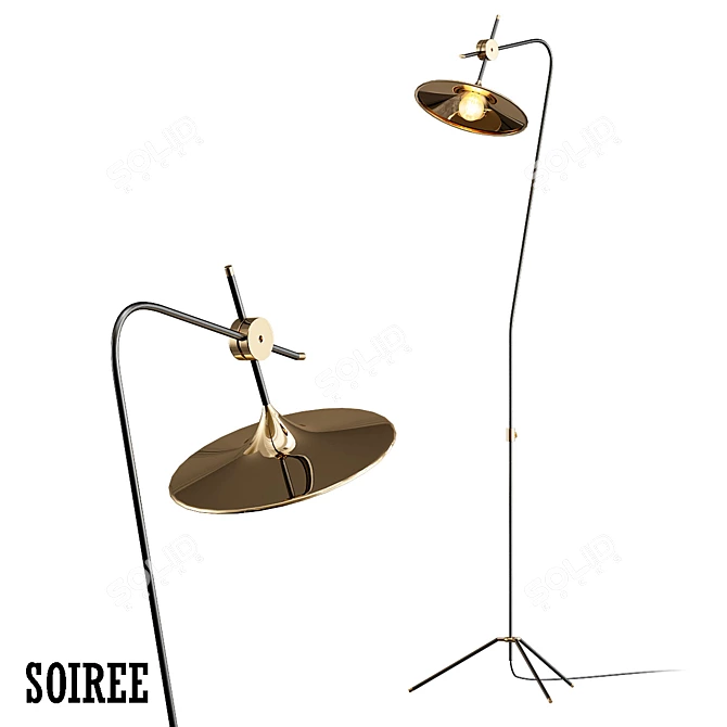 Elegant Soiree 3D Model 3D model image 1