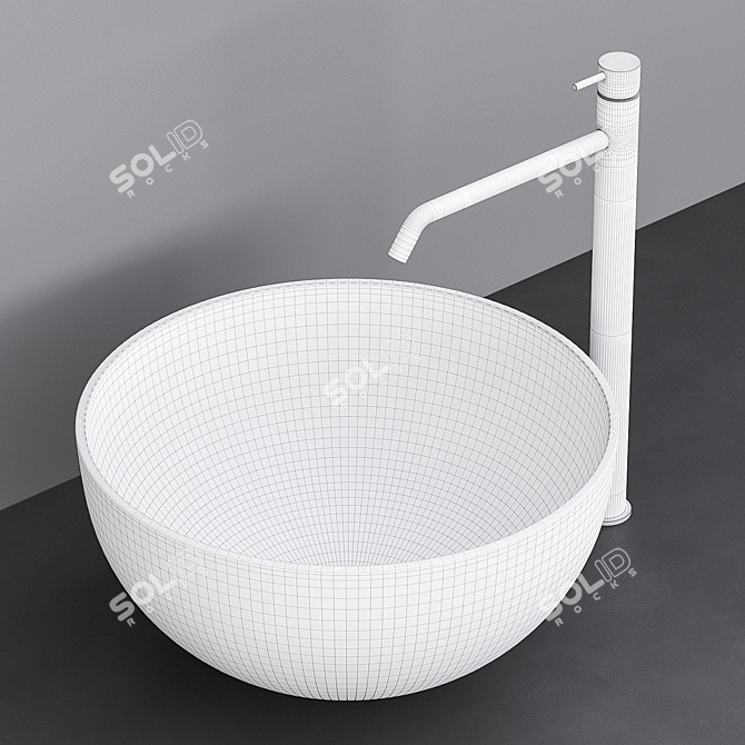 VALLONE NASSAU: Stylish Sink Set 3D model image 3