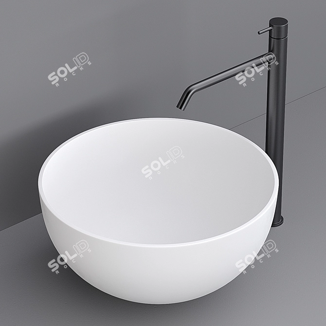 VALLONE NASSAU: Stylish Sink Set 3D model image 4