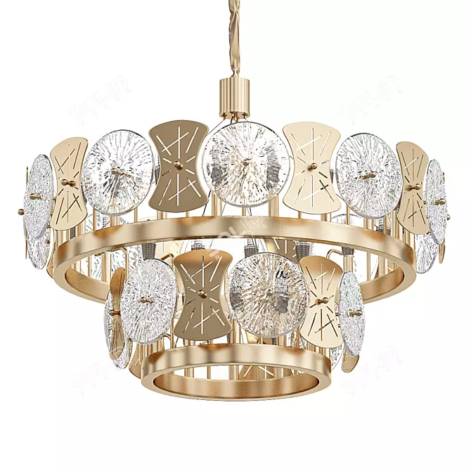 Elegant Illuminate: Candela Chandelier 3D model image 1