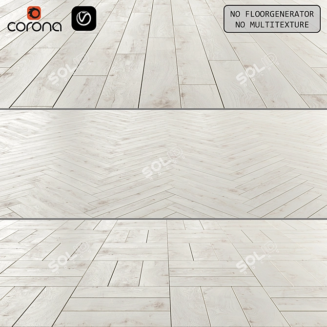  Versatile Chantilly Oak Laminate 3D model image 1