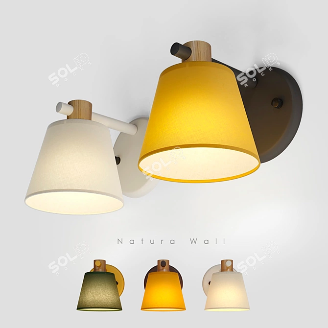 Scandinavian Style Wall Lamp 3D model image 6