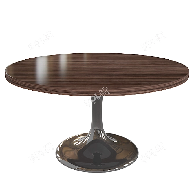 Elegant Neto Table by Minotti 3D model image 1