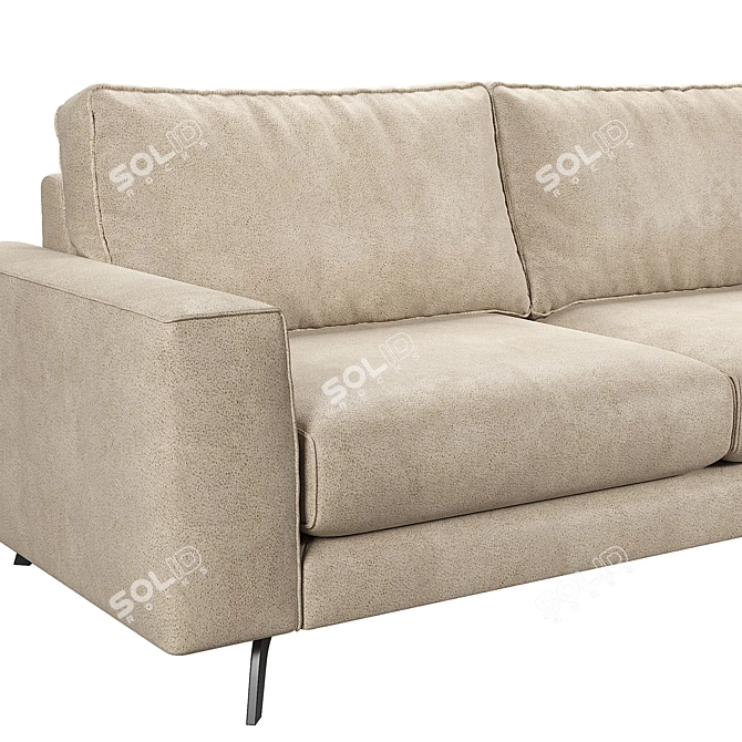 Athena Corner Kaza Sofa | Stylish and Spacious 3D model image 3