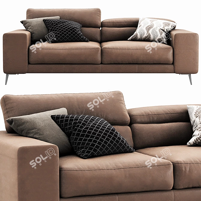 Ditre Italia Anderson: Modern Italian Sofa with Sleek Design 3D model image 1