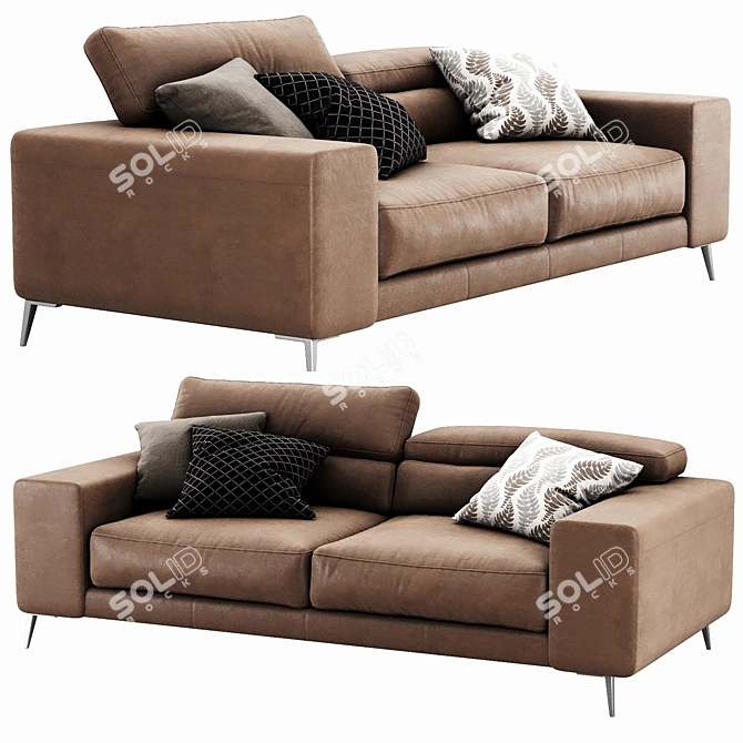 Ditre Italia Anderson: Modern Italian Sofa with Sleek Design 3D model image 3