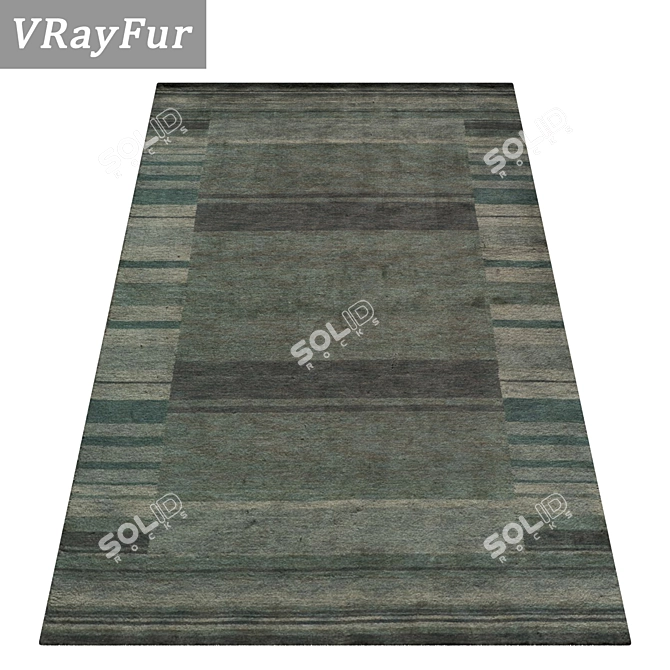 Premium Carpet Set: Versatile Textures 3D model image 2