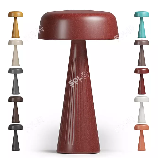 Illuminating Freedom: FADE Outdoor Table Lamp 3D model image 1