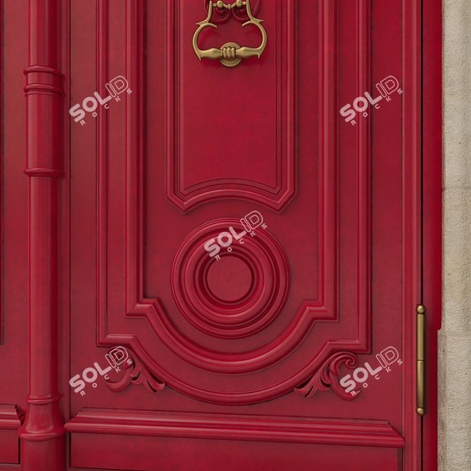 Classic 3D Max Door 3D model image 2